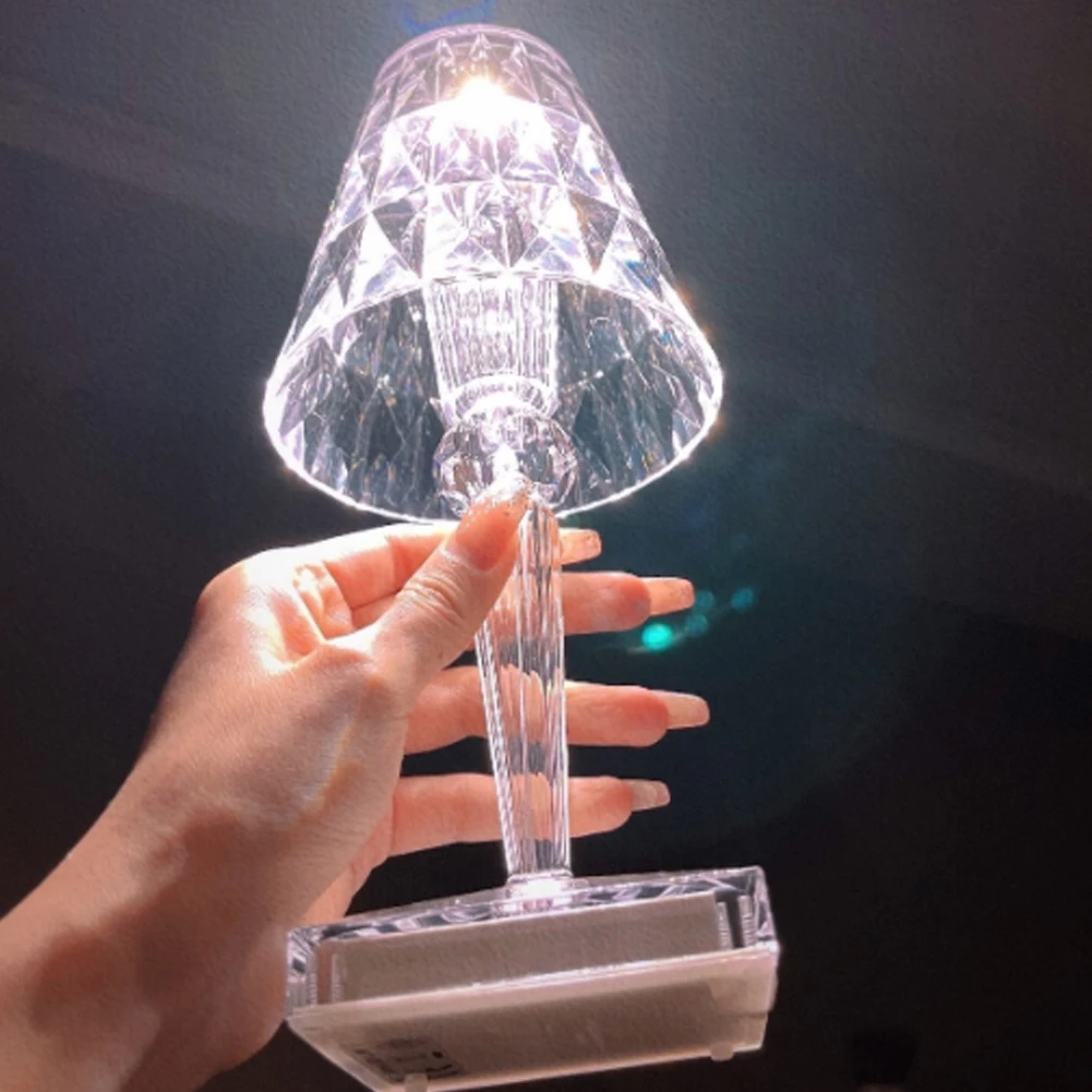 Acrylic Crystal Table Lamp Home Decoration Night Lamp with 3 Lightness for Bedroom Living Room Gift Night Lights Lighting
Acrylic Crystal Table Lamp Home Decoration Night Lamp with 3 Lightness for Bedroom Living Room Gift Night Lights Lighting