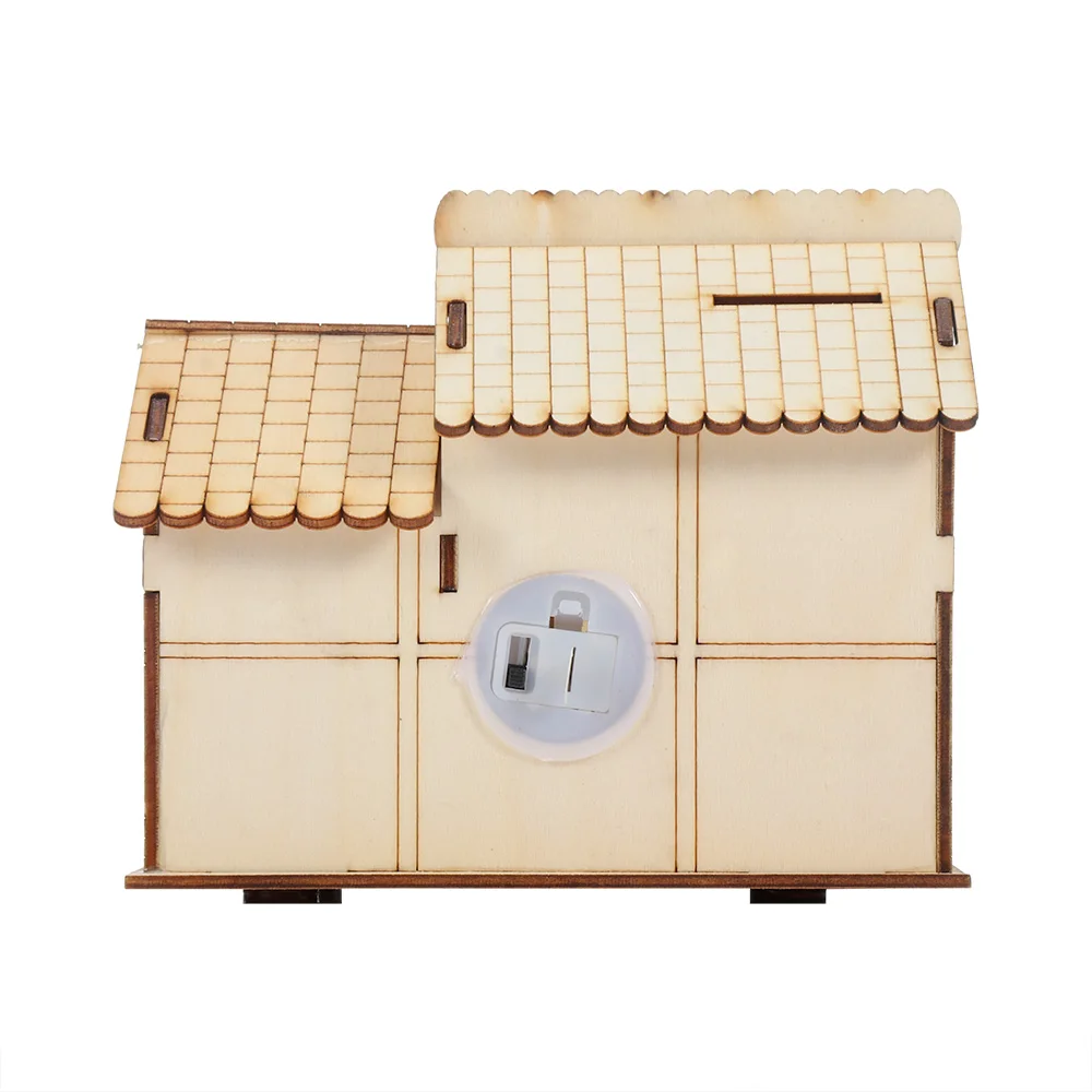 1pc Wooden Villa Small Courtyard Piggy Bank Wooden Home Decoration Night Light Money Saving Box
1pc Wooden Villa Small Courtyard Piggy Bank Wooden Home Decoration Night Light Money Saving Box
