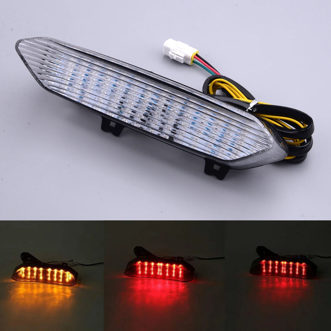 12V Пластиковый мотоцикл Интегрированный задний указатель поворота подходит для Yamaha YZF R1 2002 2003
12V Пластиковый мотоцикл Интегрированный задний указатель поворота подходит для Yamaha YZF R1 2002 2003