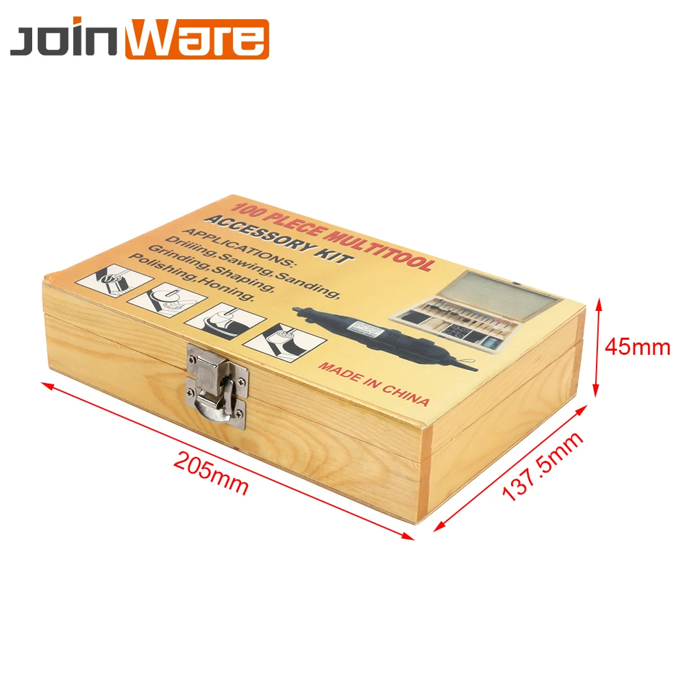 100Pcs Mini Rotary Tool Accessory Set Bit For 1/8" Shank Drill Grinding Polishing Cutting Sanding Tools Wood Case Hot Sale
100Pcs Mini Rotary Tool Accessory Set Bit For 1/8" Shank Drill Grinding Polishing Cutting Sanding Tools Wood Case Hot Sale