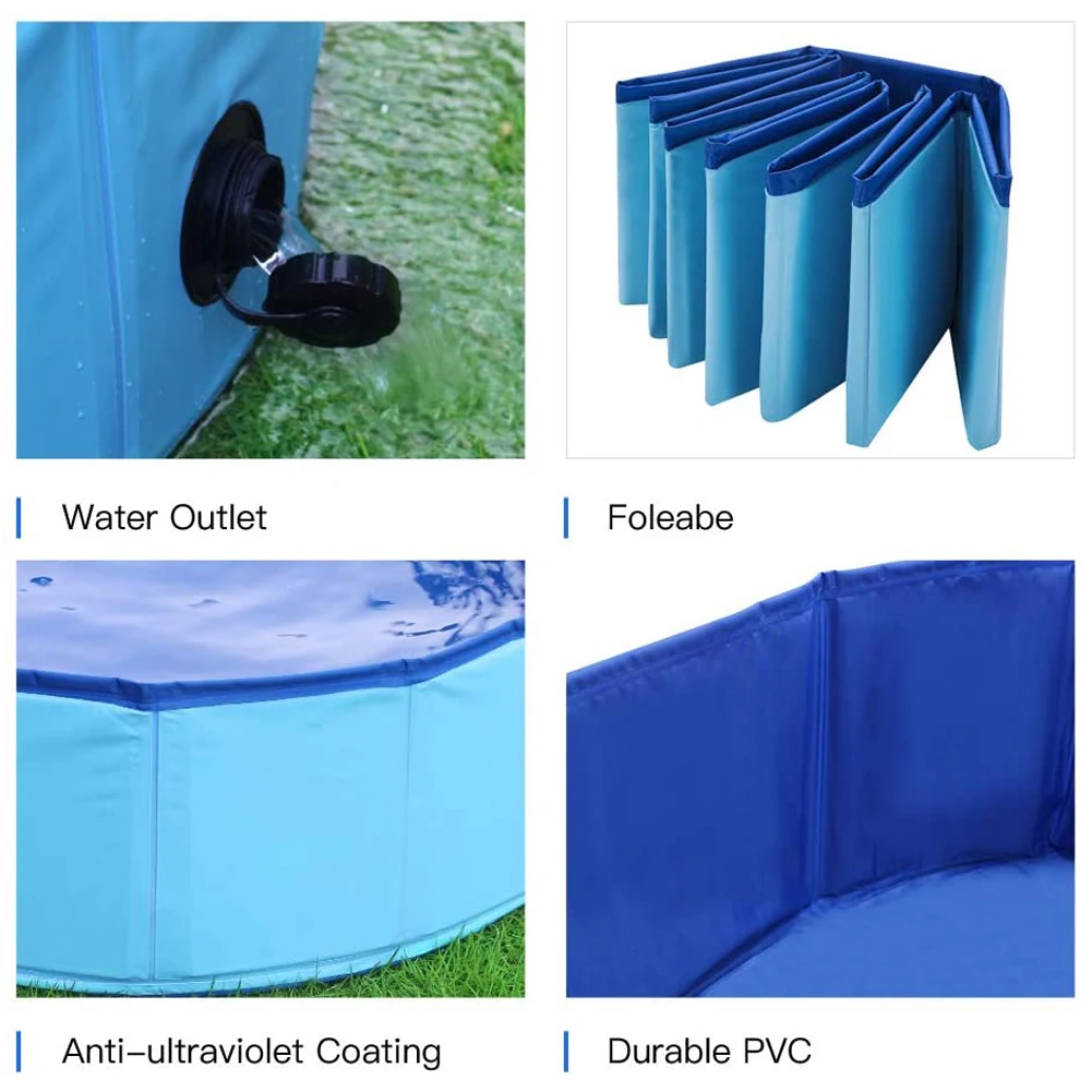 Dog Swimming Pool Foldable Pet Pool Bath Swimming Tub Bathtub Pet Collapsible Bathing Pool for Dogs Cats Kids Bath Bucket Tub
Dog Swimming Pool Foldable Pet Pool Bath Swimming Tub Bathtub Pet Collapsible Bathing Pool for Dogs Cats Kids Bath Bucket Tub