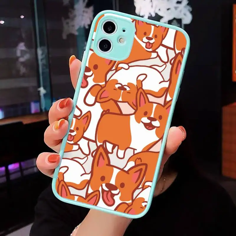 Corgi 1 Phone Case For iPhone 12 11 Mini Pro XR XS Max 7 8 Plus X Matte transparent blue Back Cover
Corgi 1 Phone Case For iPhone 12 11 Mini Pro XR XS Max 7 8 Plus X Matte transparent blue Back Cover