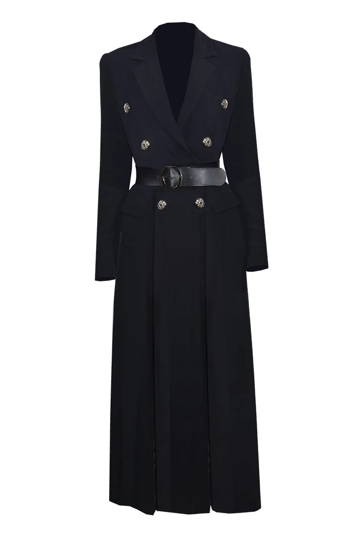 Autumn High 2021FW Quality Women Double Breasted Long Trench Coat Female Fashion Outerwear Ydy
Autumn High 2021FW Quality Women Double Breasted Long Trench Coat Female Fashion Outerwear Ydy