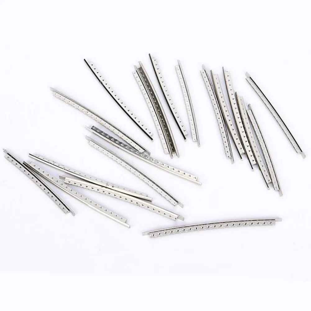 24pcs Set Electric Guitar Bass Frets Wire Fretwire 2.2mm Copper-Nickel Alloy For ST LP SG Basses Builder Luthier Supply Tool
24pcs Set Electric Guitar Bass Frets Wire Fretwire 2.2mm Copper-Nickel Alloy For ST LP SG Basses Builder Luthier Supply Tool