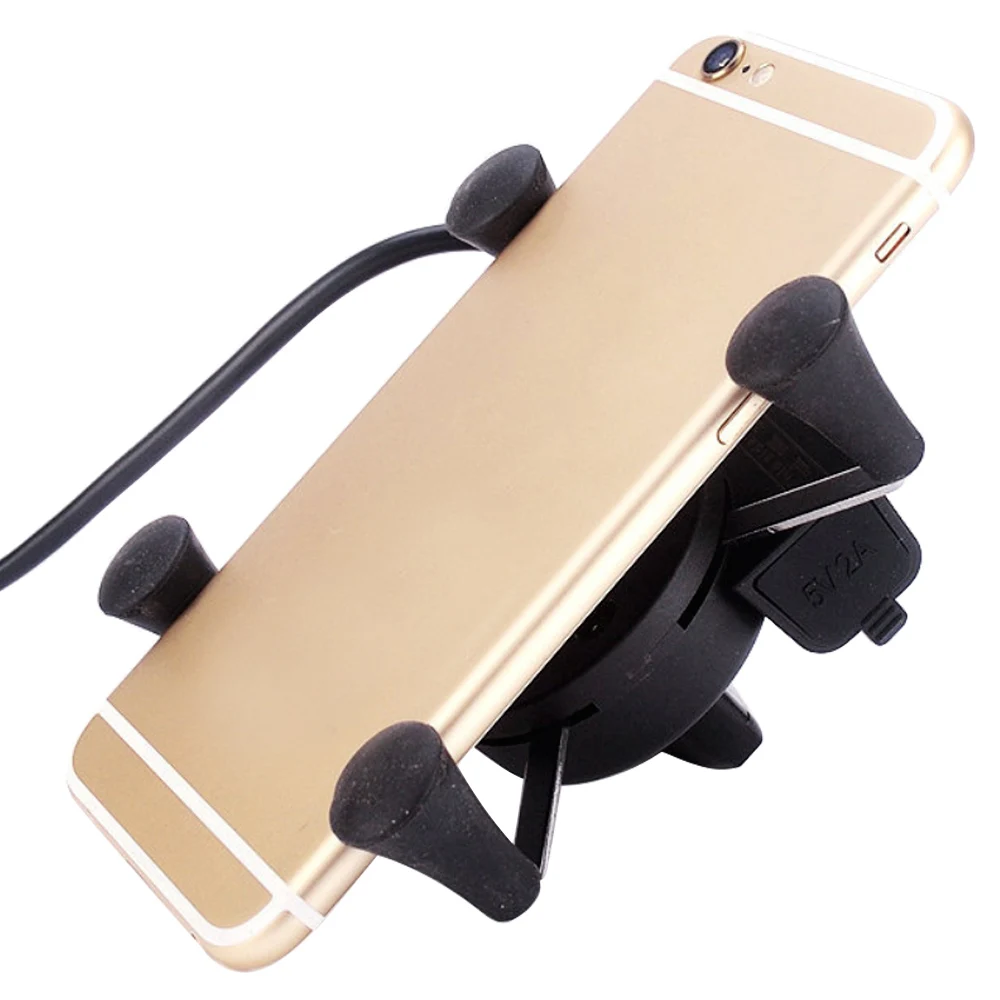 Motorcycle Mobile Phone Holder Mount Support With USB Charger 360Degree Rotation for Moto pouch 3.5-6 inch GPS bracker
Motorcycle Mobile Phone Holder Mount Support With USB Charger 360Degree Rotation for Moto pouch 3.5-6 inch GPS bracker