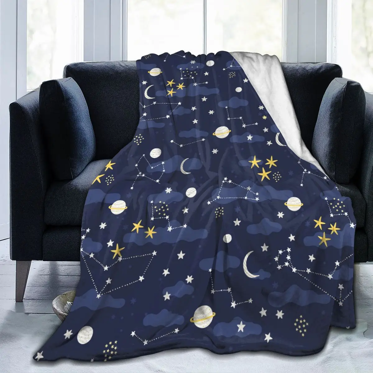Flannel Blanket Space Planets Stars UFO Print Light Thin Mechanical Wash Warm Soft Blankets Throw on Sofa Bed Travel Patchwork
Flannel Blanket Space Planets Stars UFO Print Light Thin Mechanical Wash Warm Soft Blankets Throw on Sofa Bed Travel Patchwork