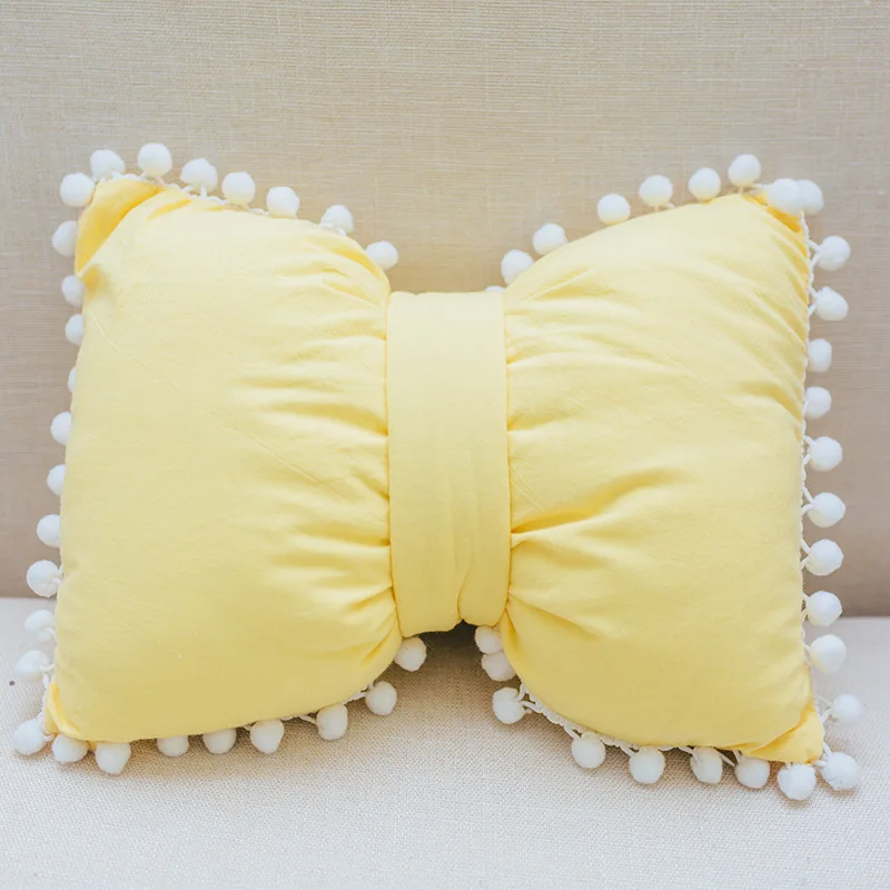Children's Cotton Pillow Ins Style Cute Girl Heart Bow Pillow Home Decoration Photography Posing Props Kids Sofa Soft Pillow
Children's Cotton Pillow Ins Style Cute Girl Heart Bow Pillow Home Decoration Photography Posing Props Kids Sofa Soft Pillow
