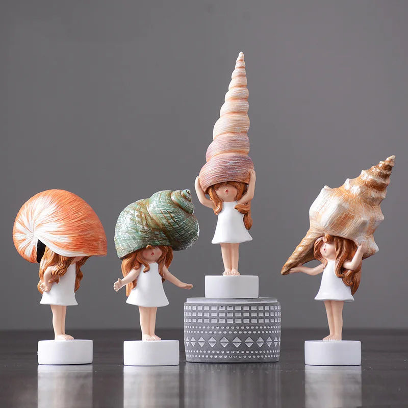 CONCH GIRL ABSTRACT MINIATURE MODEL RESIN FIGURINES FOR HOME DECORATION ACCESSORIES CHILDREN TOYS BIRTHDAY GIFTS PHOTOGRAPH PROP
CONCH GIRL ABSTRACT MINIATURE MODEL RESIN FIGURINES FOR HOME DECORATION ACCESSORIES CHILDREN TOYS BIRTHDAY GIFTS PHOTOGRAPH PROP
