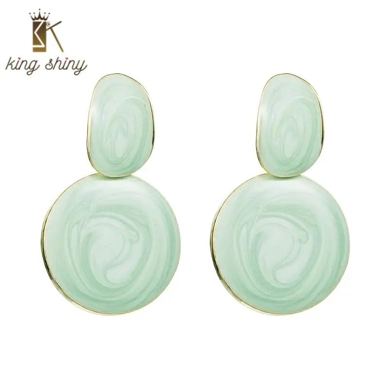 Simple Design Irregular Geometric Dangle Earrings for Woman Elegant Candy Color Dropping Oil Statement Earrings Girl Ear Jewelry
Simple Design Irregular Geometric Dangle Earrings for Woman Elegant Candy Color Dropping Oil Statement Earrings Girl Ear Jewelry
