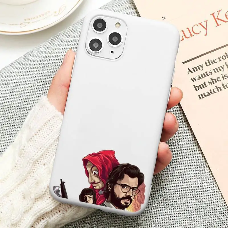 Money Heist TV Series Phone Case Candy Color White for iPhone12 11 pro XS MAX 8 7 Plus X SE 2020 XR
Money Heist TV Series Phone Case Candy Color White for iPhone12 11 pro XS MAX 8 7 Plus X SE 2020 XR