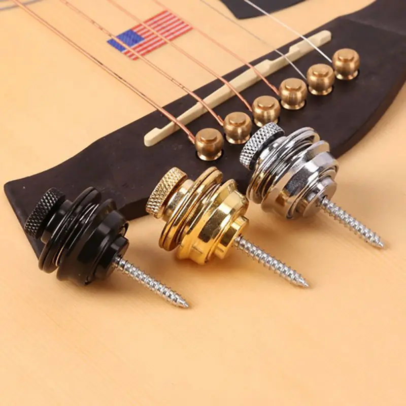 Alloy Copper Electric Guitar Strap Lock Button Anti-slip Belt Locks Nails Musical Instruments Accessories for Bass Guitar
Alloy Copper Electric Guitar Strap Lock Button Anti-slip Belt Locks Nails Musical Instruments Accessories for Bass Guitar