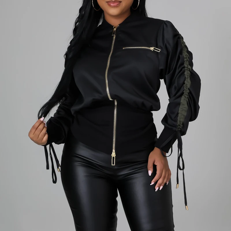 S-2xl 5 Color Women's Autumn And Winter New Style Sexy Fashion Pure Color Zipper Slim Slimming Jacket Jacket Female Top
S-2xl 5 Color Women's Autumn And Winter New Style Sexy Fashion Pure Color Zipper Slim Slimming Jacket Jacket Female Top