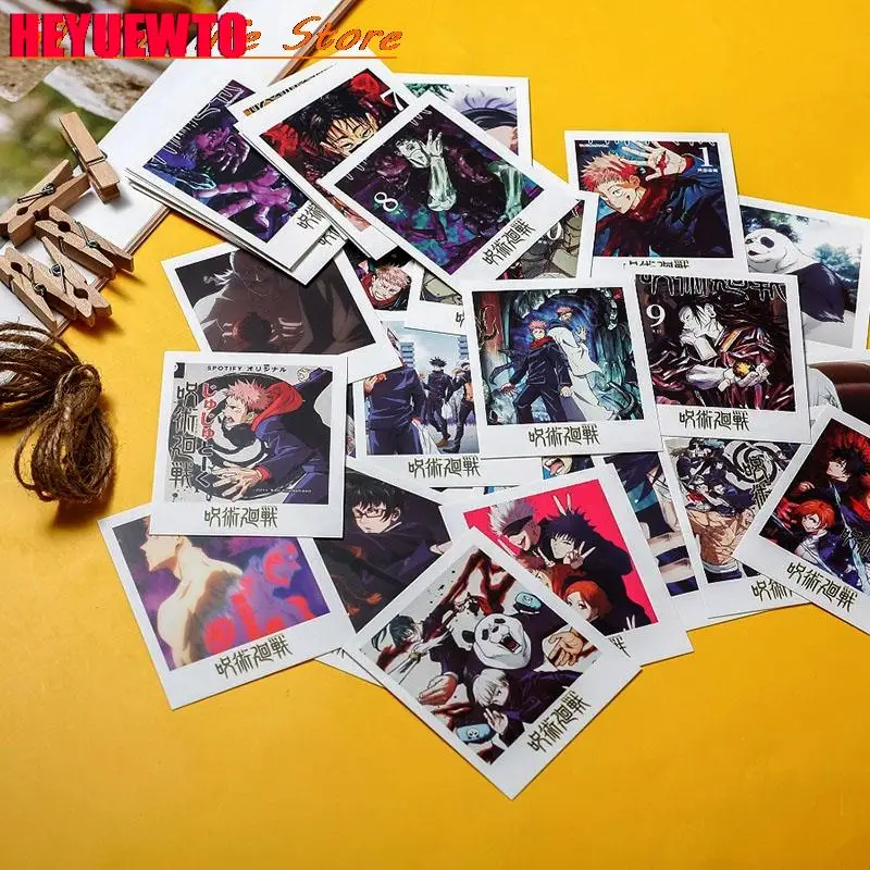 40pcs/set Anime Jujutsu Kaisen LOMO Cards HD photo cards for fans Gift New arrivals With 5 clip and 1 Rope
40pcs/set Anime Jujutsu Kaisen LOMO Cards HD photo cards for fans Gift New arrivals With 5 clip and 1 Rope