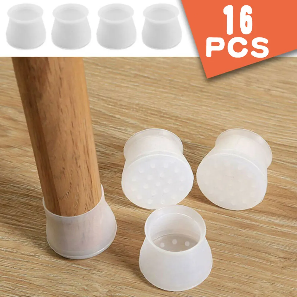 16PCS Silicone Chair Furniture Leg Feet Protection Cap Cover Pad Protector Furniture Cups Non-Slip Sofa Chair Table Feet Caps
16PCS Silicone Chair Furniture Leg Feet Protection Cap Cover Pad Protector Furniture Cups Non-Slip Sofa Chair Table Feet Caps