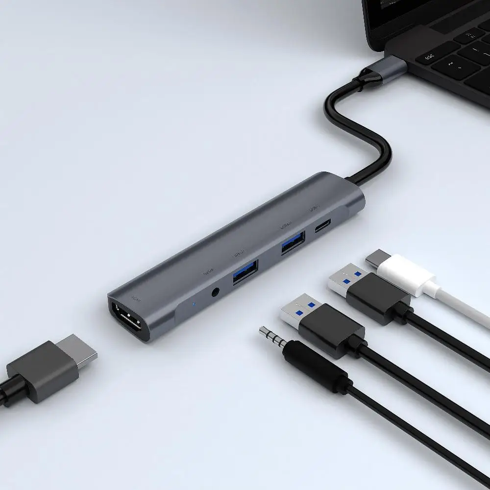 USB3.0 Docking Type C to HDMI HUB Adapter for TF Card Reader Smartphone expansion USB-C Converter
USB3.0 Docking Type C to HDMI HUB Adapter for TF Card Reader Smartphone expansion USB-C Converter