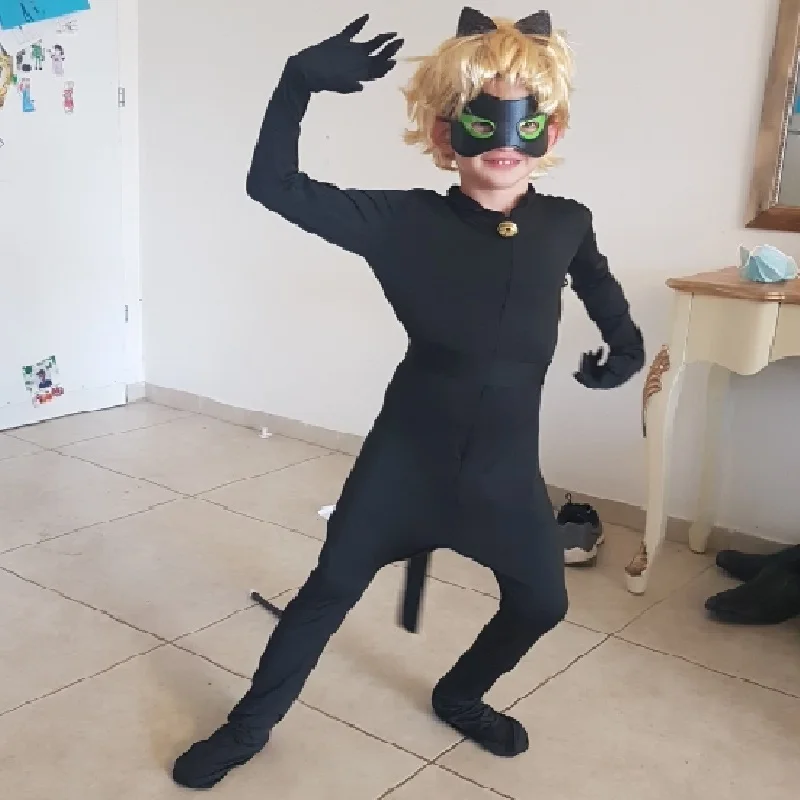 Cosplay Costume Cat Noir Halloween Costume For Kids Christmas Family Matching Clothes Hedgehog Women Jumpsuit Anime Marinette
Cosplay Costume Cat Noir Halloween Costume For Kids Christmas Family Matching Clothes Hedgehog Women Jumpsuit Anime Marinette
