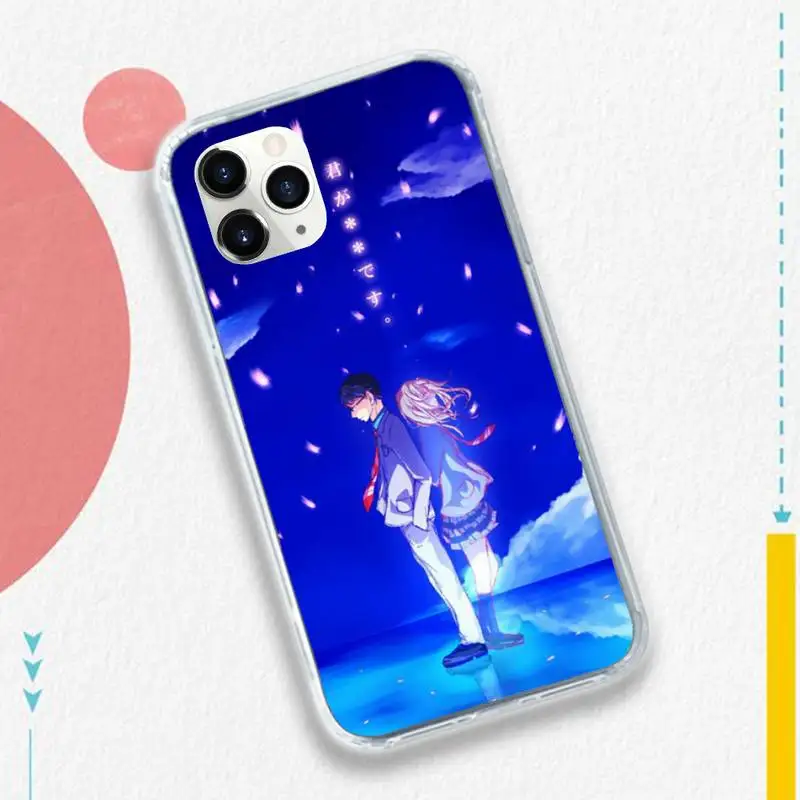 Your lie in April Japan anime Phone Case for iPhone 11 12 pro XS MAX 8 7 6 6S Plus X 5S SE 2020 XR
Your lie in April Japan anime Phone Case for iPhone 11 12 pro XS MAX 8 7 6 6S Plus X 5S SE 2020 XR
