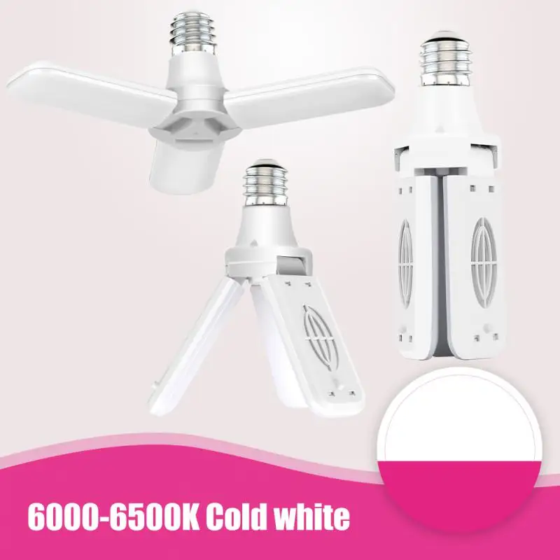 E27 LED Bulb Industrial Lighting LED Garage Light Foldable Fan Blade Industrial Lighting Light Durable Garage Lamp For Home
E27 LED Bulb Industrial Lighting LED Garage Light Foldable Fan Blade Industrial Lighting Light Durable Garage Lamp For Home