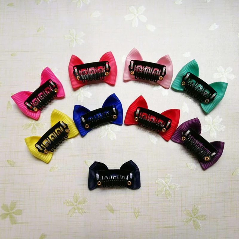 New 10 Pcs Baby Girl's Ribbon Hair Bow Mini Latch Hair Clips Safe Boutique Barrettes
New 10 Pcs Baby Girl's Ribbon Hair Bow Mini Latch Hair Clips Safe Boutique Barrettes