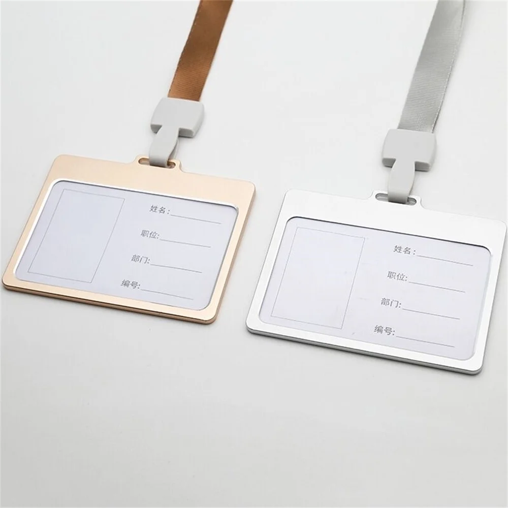 Aluminium Alloy Work Id Card Badge Holder With Lanyard Vertical And Horizontal Employee Name Tag Badge Holder
Aluminium Alloy Work Id Card Badge Holder With Lanyard Vertical And Horizontal Employee Name Tag Badge Holder