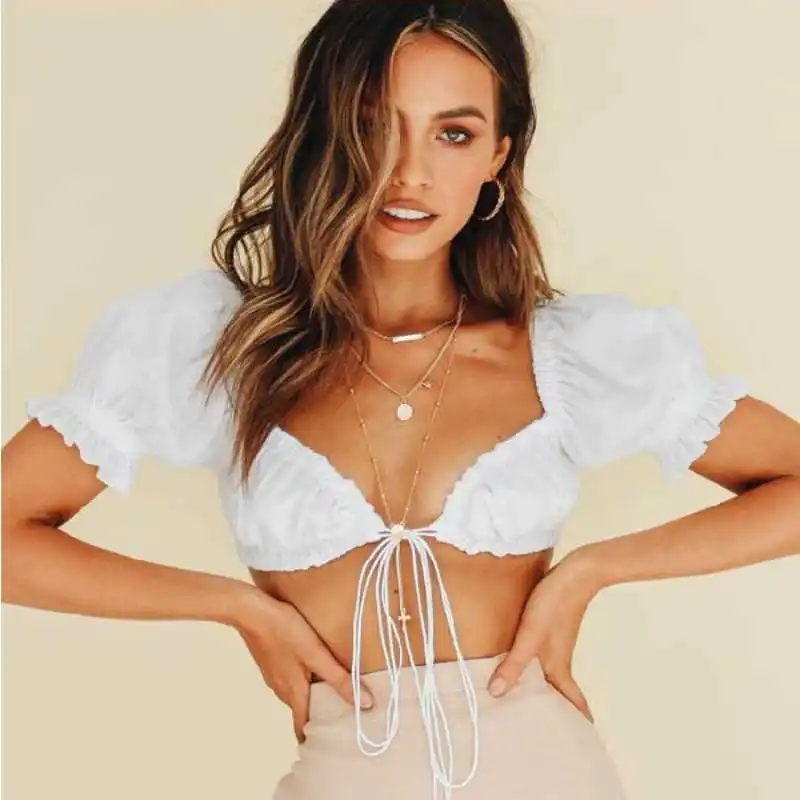 Sexy Ladies Short Sleeves Bikini Midriff-baring Ups Drawstring Sunbathing T-shirt y100
Sexy Ladies Short Sleeves Bikini Midriff-baring Ups Drawstring Sunbathing T-shirt y100