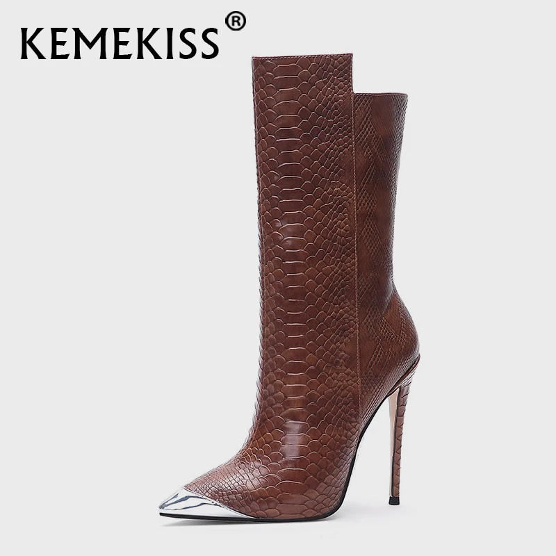 KemeKiss Plus Size 34-45 Brand New Half Short Boots Women Pointed Toe Sexy Autumn Winter Designer Shoes Women High Heel Boots
KemeKiss Plus Size 34-45 Brand New Half Short Boots Women Pointed Toe Sexy Autumn Winter Designer Shoes Women High Heel Boots