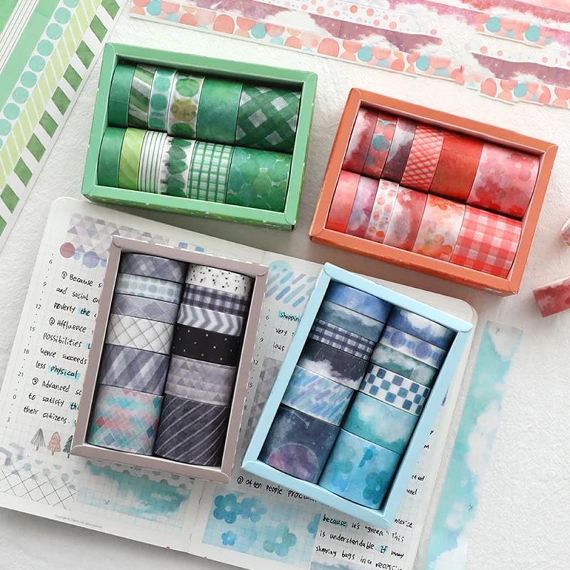 12PCS/lot Simple Masking Taper Set Hand Account Material Paper Sticker For DIY Scrapbook Journal Planner Decor
12PCS/lot Simple Masking Taper Set Hand Account Material Paper Sticker For DIY Scrapbook Journal Planner Decor