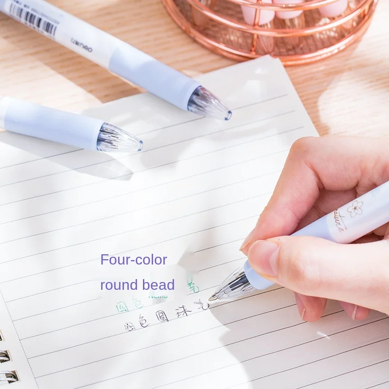 2PCS Deli s311 push type 4-color ballpoint pen bullet head signature pen office stationery student examination ballpoint pen
2PCS Deli s311 push type 4-color ballpoint pen bullet head signature pen office stationery student examination ballpoint pen