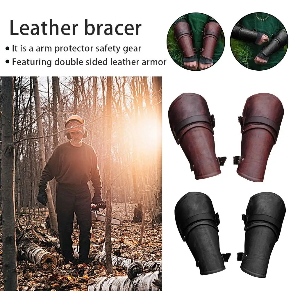 Fashionable Outdoor Arm Protective Leather Gloves Cosplay Medieval Wristband Protective Gear Arm Sleeve Manguito Ciclismo
Fashionable Outdoor Arm Protective Leather Gloves Cosplay Medieval Wristband Protective Gear Arm Sleeve Manguito Ciclismo