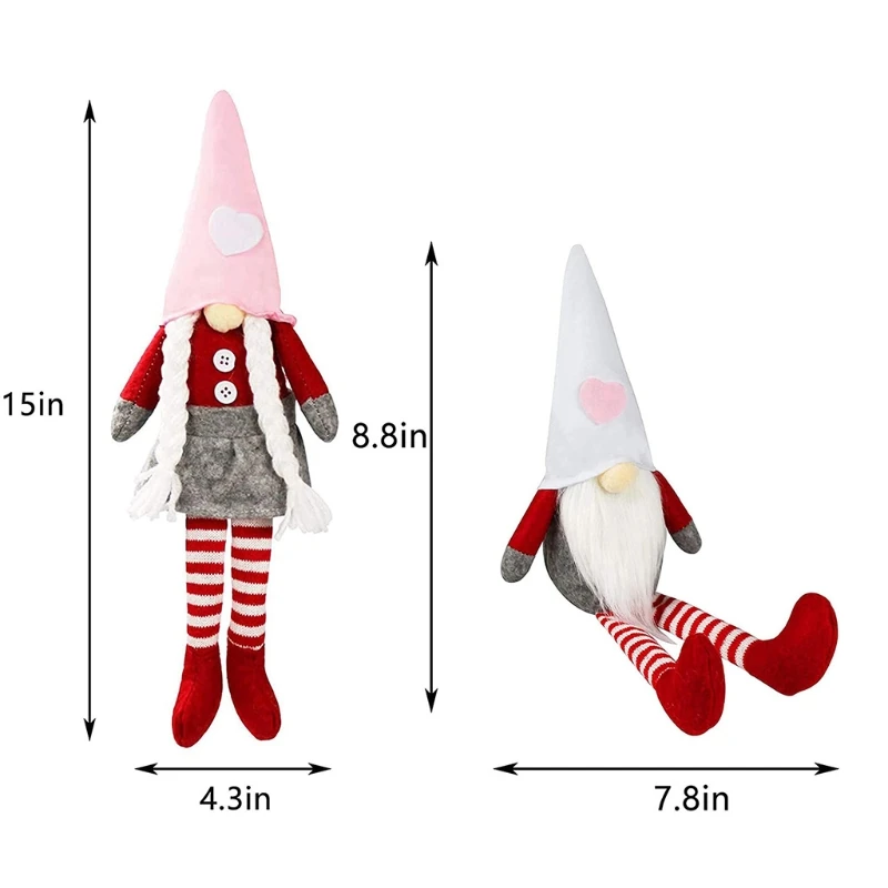 Valentine's Day Gnome Plush Faceless Doll Decorations,Adorable Hat Design Suitable Valentines Dome Decor,Table and Home
Valentine's Day Gnome Plush Faceless Doll Decorations,Adorable Hat Design Suitable Valentines Dome Decor,Table and Home