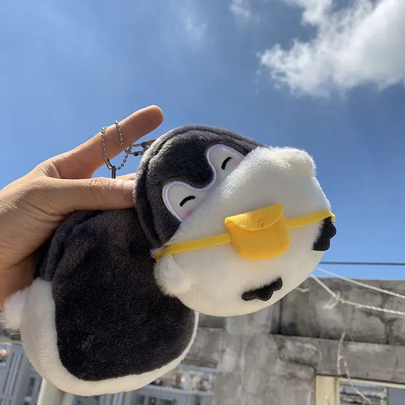Cartoon Positive Energy Bag Small Penguin Coin Purse Penguin Messenger Bag Family Plush Doll Pendant Doll
Cartoon Positive Energy Bag Small Penguin Coin Purse Penguin Messenger Bag Family Plush Doll Pendant Doll