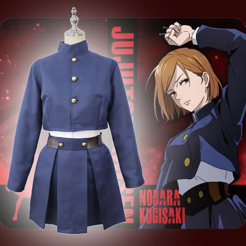 Anime Comic Jujutsu Kaisen Cosplay Costumes Kugisaki Nobara Cosplay Costume Blue Dresses School Uniforms Clothes Suits Clothing
Anime Comic Jujutsu Kaisen Cosplay Costumes Kugisaki Nobara Cosplay Costume Blue Dresses School Uniforms Clothes Suits Clothing