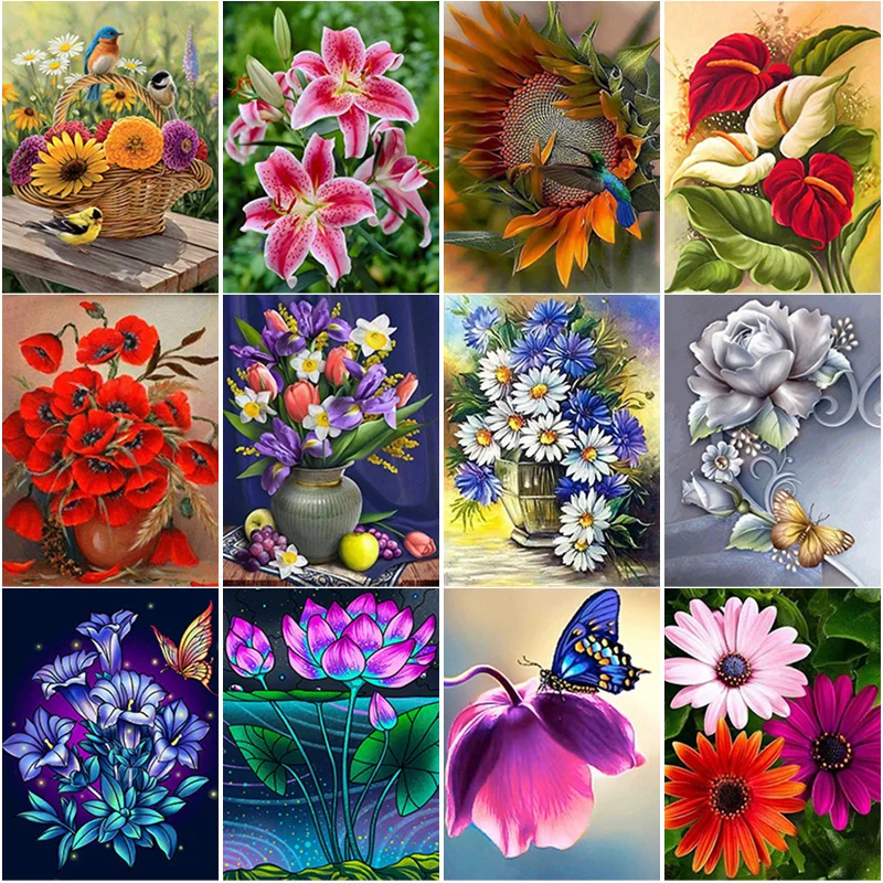 5D DIY Diamond Painting Fresh Flowers Diamond Embroidery Flower Basket Cross Stitch Full Square Round Drill Home Decor Art Gift
5D DIY Diamond Painting Fresh Flowers Diamond Embroidery Flower Basket Cross Stitch Full Square Round Drill Home Decor Art Gift
