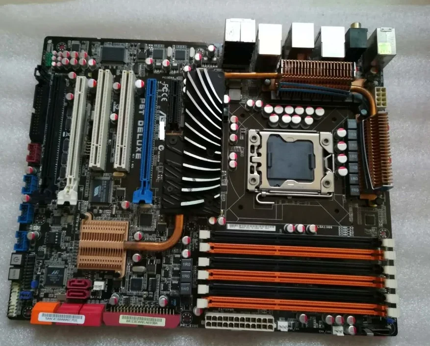 Оригинальная материнская плата для P6T Deluxe LGA 1366 DDR3 24 ГБ USB2.0 Core i7 CPU X58 десктопная материнская плата
Оригинальная материнская плата для P6T Deluxe LGA 1366 DDR3 24 ГБ USB2.0 Core i7 CPU X58 десктопная материнская плата