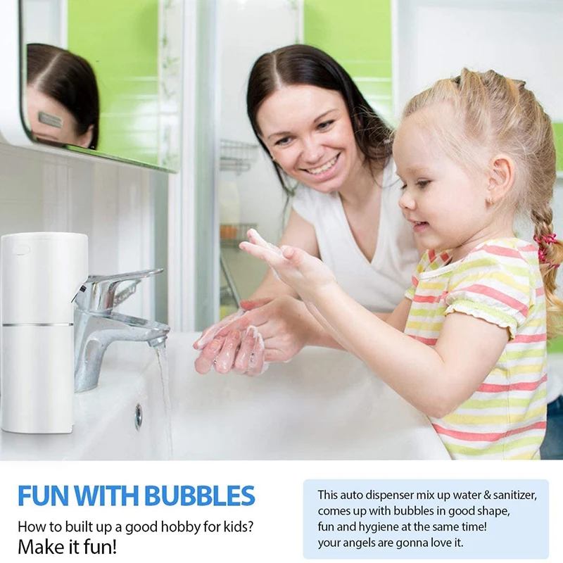 Automatic Foam Soap Dispenser, No Contact More Hygienic & Reduce Cross-Infection, USB Charge Eco Friendly Waterproof 
Automatic Foam Soap Dispenser, No Contact More Hygienic & Reduce Cross-Infection, USB Charge Eco Friendly Waterproof