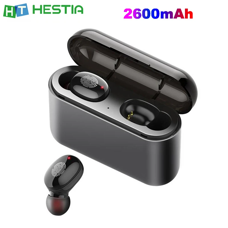 A1 TWS Touch Bluetooth наушники со сканером отпечатков пальцев беспроводные вкладыши