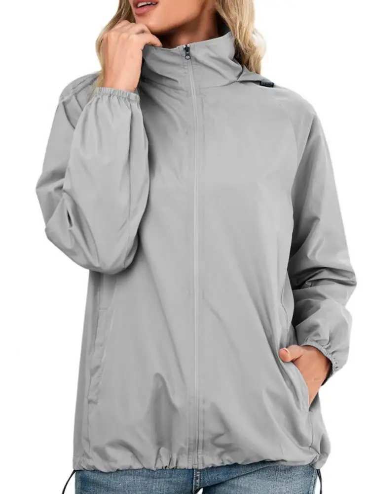 Ladies Autumn Thin Hooded Waterproof Zipper Outdoor Jacket Sports Mountaineering Waterproof Windbreaker
Ladies Autumn Thin Hooded Waterproof Zipper Outdoor Jacket Sports Mountaineering Waterproof Windbreaker