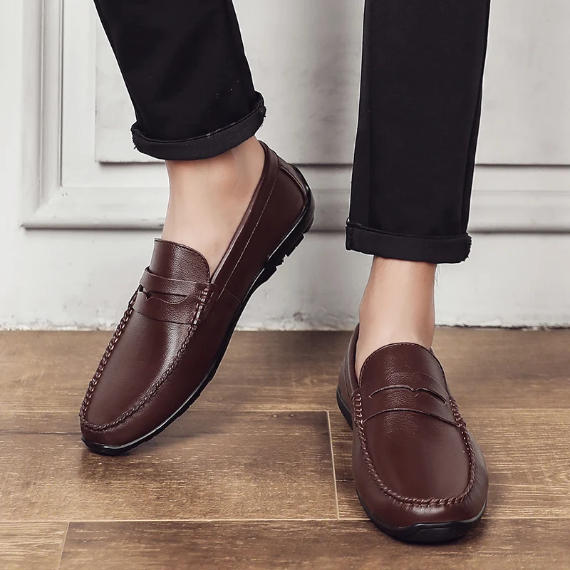 Sapato Masculino Casual Men Shoes 2020 Summer For Zapatos Hombre Casual Cuero Men's Moccasins Leather Classic Black
Sapato Masculino Casual Men Shoes 2020 Summer For Zapatos Hombre Casual Cuero Men's Moccasins Leather Classic Black