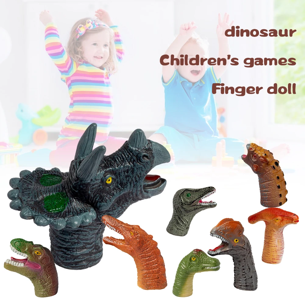 8 Pcs Dinosaur Finger Puppets Toys Realistic Animal Dinosaur Figure Finger Toys Party Supplies Xmas Fun Gifts For Children
8 Pcs Dinosaur Finger Puppets Toys Realistic Animal Dinosaur Figure Finger Toys Party Supplies Xmas Fun Gifts For Children