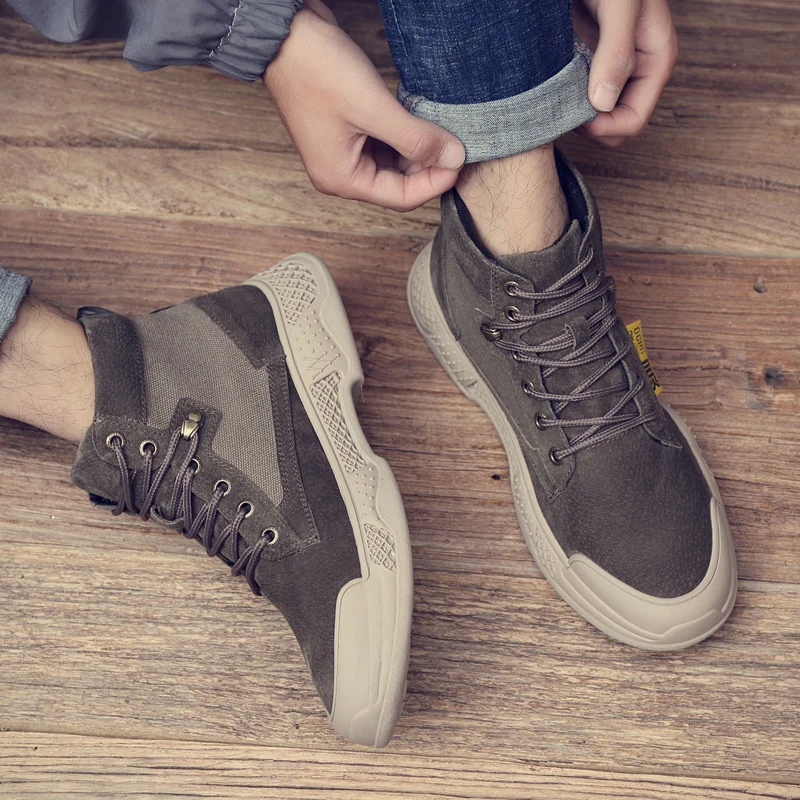 Fashion Men Boots Men Shoes Casual Botas De Hombre Autumn Winter High Top Sneakers Men Comfortable Footwear Outdoor Sport Shoes
Fashion Men Boots Men Shoes Casual Botas De Hombre Autumn Winter High Top Sneakers Men Comfortable Footwear Outdoor Sport Shoes
