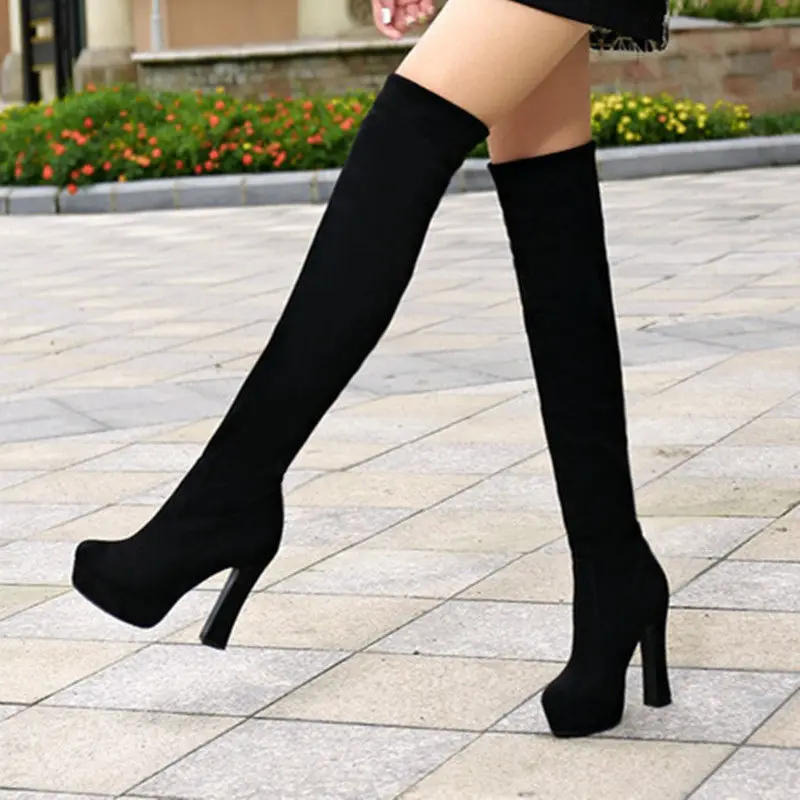 2021 Autumn and Winter Women Boots over Knee Long Super High Heel Stretch Waterproof Cone-Shaped Heel Sleeve Knight Two-Way Wear
2021 Autumn and Winter Women Boots over Knee Long Super High Heel Stretch Waterproof Cone-Shaped Heel Sleeve Knight Two-Way Wear