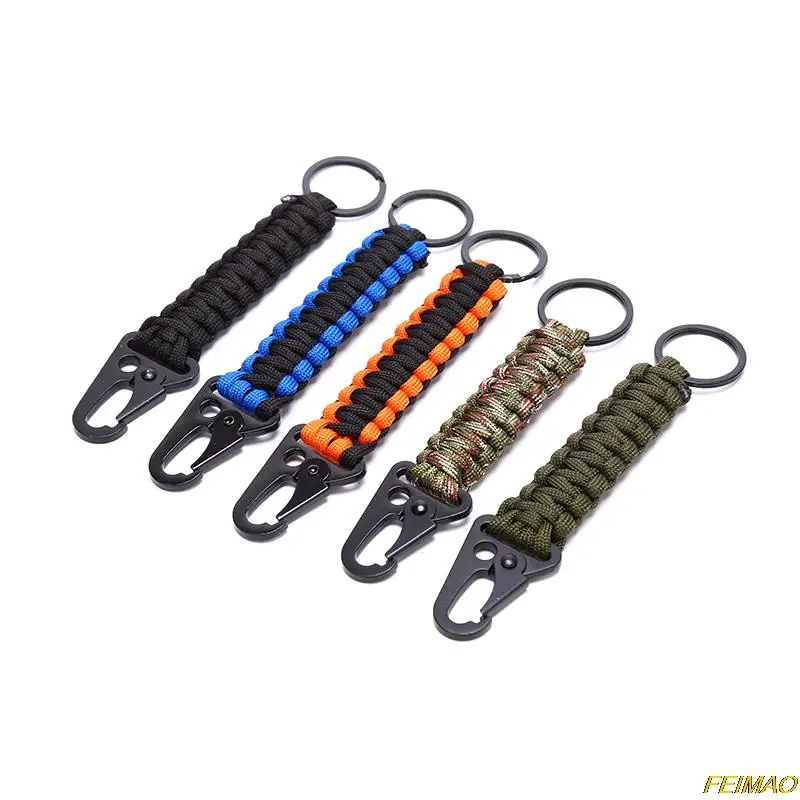 1 Pc Military Paracord Cord Rope Keychain Ring Camping Carabiner Camping Survival Kit Emergency Knot Bottle Opener Outdoor Tools
1 Pc Military Paracord Cord Rope Keychain Ring Camping Carabiner Camping Survival Kit Emergency Knot Bottle Opener Outdoor Tools
