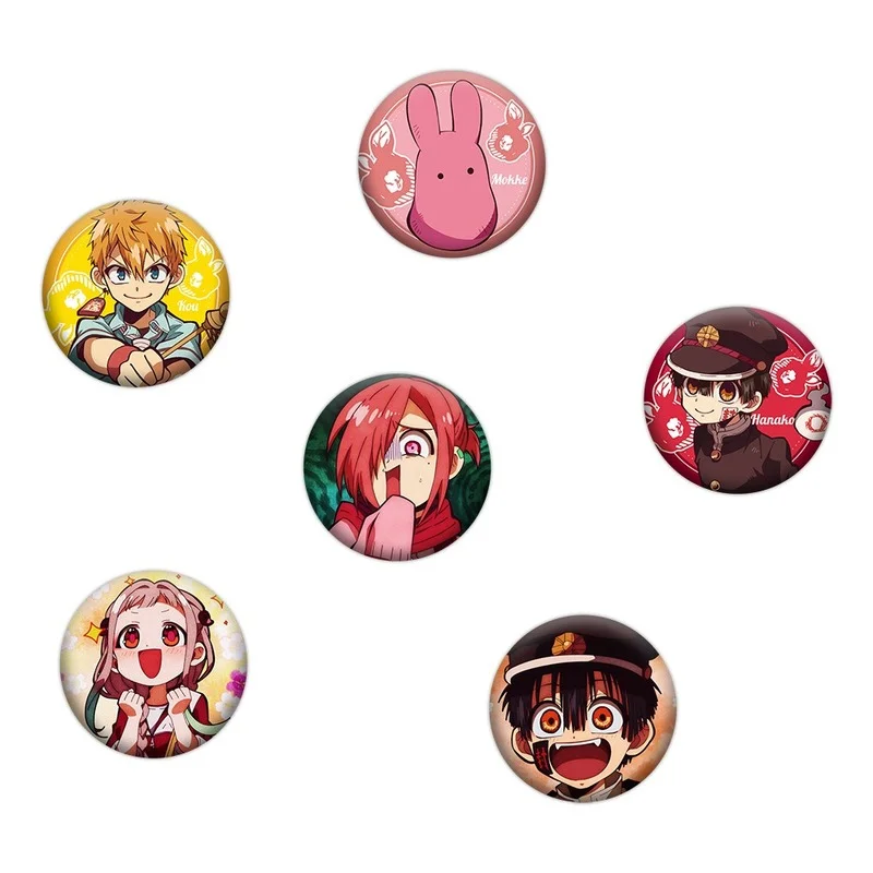 Wholesale 5 Pcs Toilet-bound Hanako-kun Brooches Japanese Anime Figues Mitsuba Yahiro Nene Minamoto Kou Metal Brooch for Unisex
Wholesale 5 Pcs Toilet-bound Hanako-kun Brooches Japanese Anime Figues Mitsuba Yahiro Nene Minamoto Kou Metal Brooch for Unisex