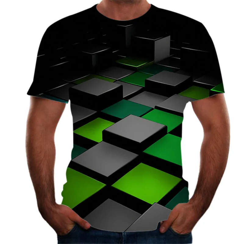 Men's short-sleeved slim top tee t-men geometric 3D three-dimensional pattern digital printing T-shirt 2021 summer T-shirt
Men's short-sleeved slim top tee t-men geometric 3D three-dimensional pattern digital printing T-shirt 2021 summer T-shirt