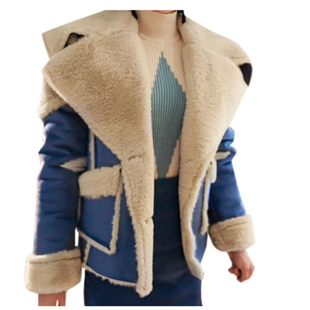 FREE OSTRICH Womens Oversize Lapel Cashmere Wool Blend Belt Trench Coat Outwear Jacket jacket women 2020 | Женская одежда