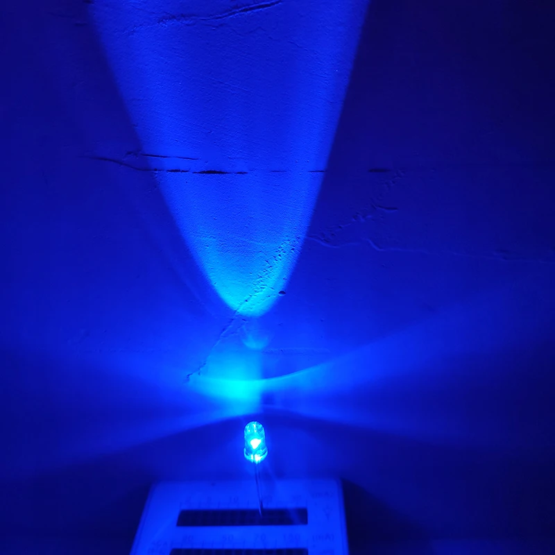 50 шт. светодиодный мигательный светодиод 5 мм с синими диодами мигание Diod Intermitente