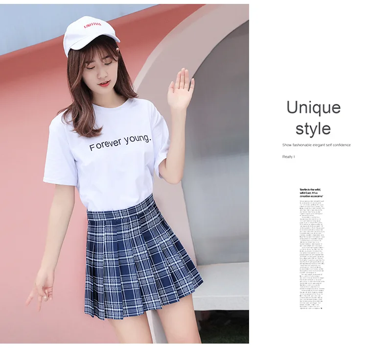 Pleated Skirt Female Student 2020 Plaid Skirt Spring and Summer New Korean Style High Waist Black A-line Skirt Skirt Mini Skirt
Pleated Skirt Female Student 2020 Plaid Skirt Spring and Summer New Korean Style High Waist Black A-line Skirt Skirt Mini Skirt