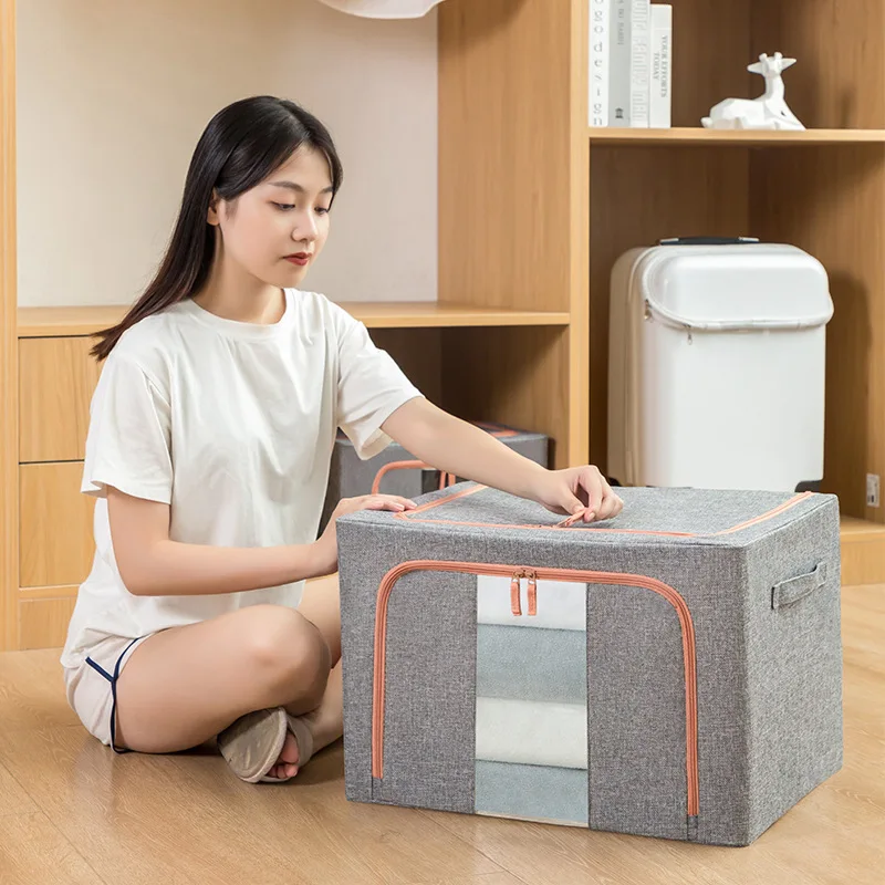 66L Moisture-proof Storage Box Storage Organizer Foldable Portable Transparent Home Storage Box 50*40*33CM
66L Moisture-proof Storage Box Storage Organizer Foldable Portable Transparent Home Storage Box 50*40*33CM