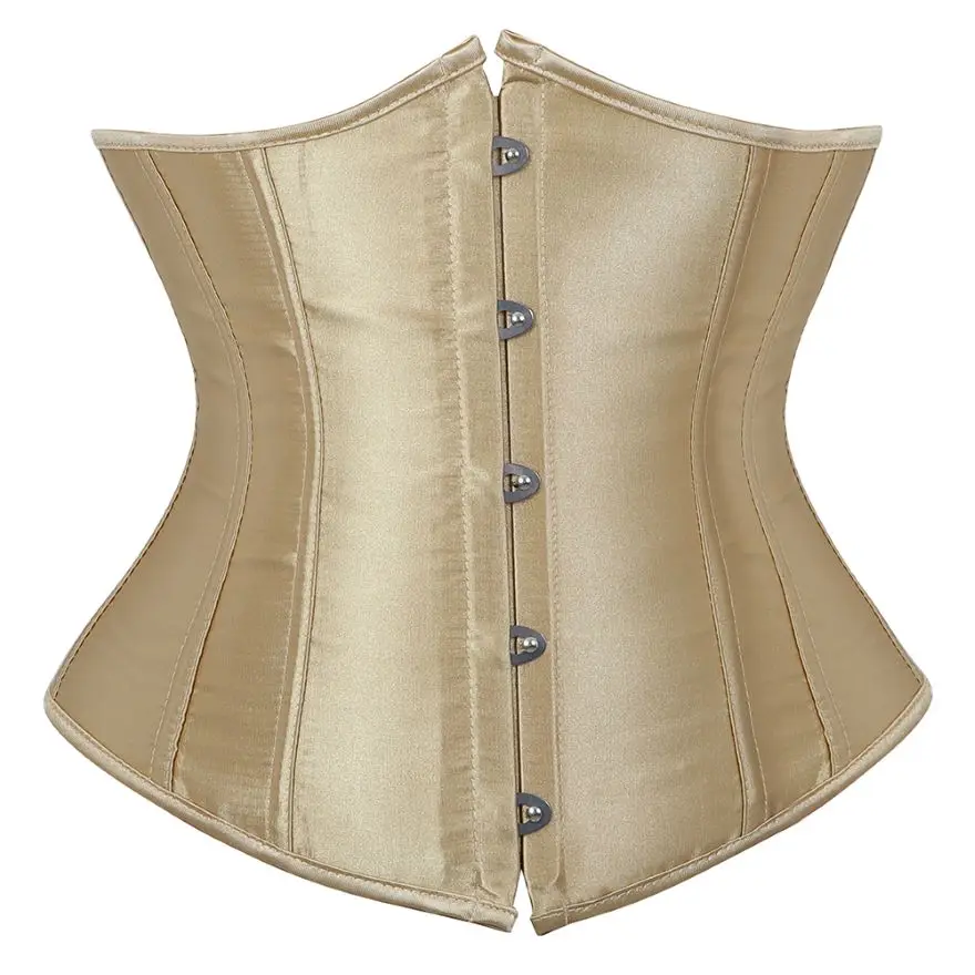 Women Gothic Sexy Satin Underbust Corset Bustier Waist Cincher Slimming Body Shaper Corsets Bustiers Lingerie Top Plus Size
Women Gothic Sexy Satin Underbust Corset Bustier Waist Cincher Slimming Body Shaper Corsets Bustiers Lingerie Top Plus Size