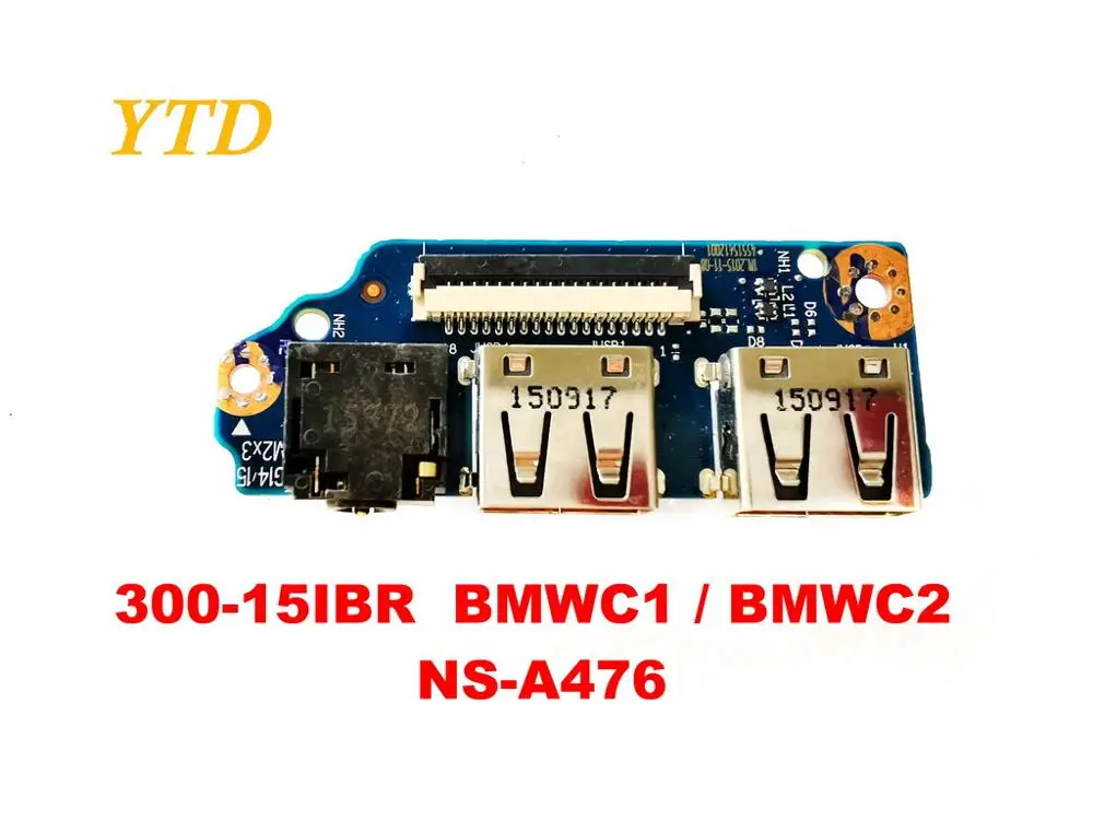 Оригинальный Для lenovo IdeaPad 300 15 15IBR USB плата аудио BMWC1 BMWC2 NS A476 испытанное хорошее